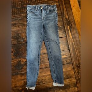American Eagle Outfitters Dark Blue Skinny Jeans